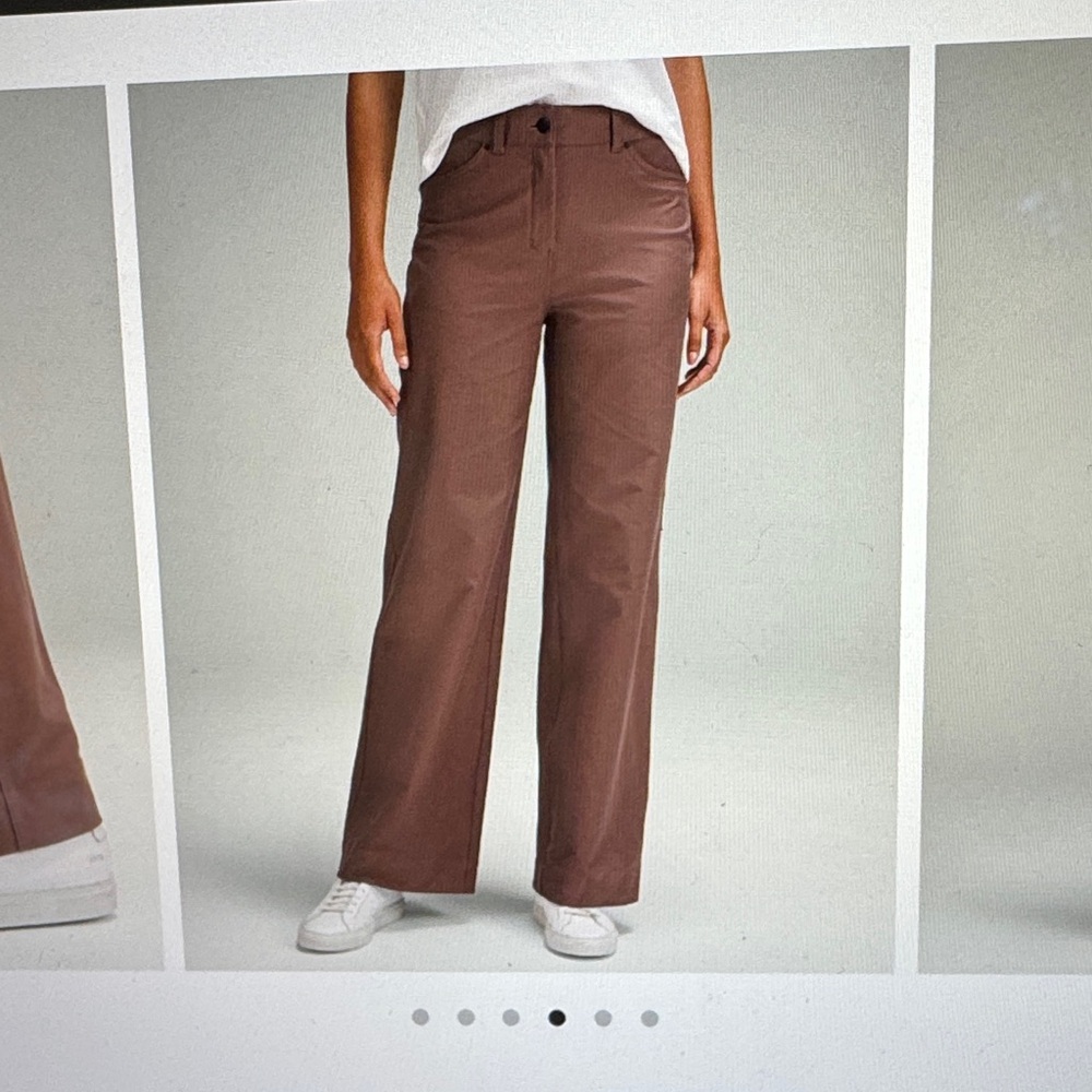 Lululemon city sleek five pocket high-rise wide leg pant light utilitech
